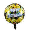 Balão de aniversário balão de alumínio de 18 polegadas feliz aniversário feliz aniversário Balão decoração de aniversário