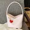 Bolsa de Tecido Simples com Padrão Trançado Nova Moda 2026 para Mulheres, Bolsa Versátil de Ombro/Axila, Bolsa de Mão Tipo Saco