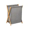 Cesta de ropa sucia, cesta de lavandería grande plegable para baño, cesta de almacenamiento de ropa sucia para el hogar de tela, transfronterizo