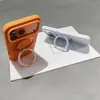 Adecuado para iPhone 18 Pro Max Funda de Teléfono con Soporte Magnético de Tacto Piel Apple 17 Mate Cobertura Total Protección Anticaídas