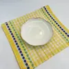 Pano de chá porta-copos para cerimônia do chá algodão felpudo fio tingido xadrez renda espessado absorvente pano de limpeza acessórios para mesa de chá assadeira isolamento térmico guardanapo