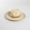 Estilo europeo y americano primavera y verano Nuevo lazo envuelto hoja de palma natural Jazz top sombrero de paja sombrero de paja para exteriores playa protección solar