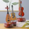 Regalo Creativo Máquina de Café de Manivela Caja de Música Adornos Regalos para Niños Decoraciones de Escritorio para Estudiantes Serie de Cajas de Música