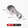 Suporte de Toalha com 16 Peças Base de Flange Suporte de Barra para Roupas Tubo Plano Secador de Roupas Espessado Gancho Suporte Fixo Ferragens para Móveis