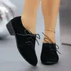 Moda Cruzada Europeia e Americana Boca Rasa Primavera e Outono Cruzado Europeu e Americano Fundo Plano Sapatos de Uma Sola Femininos Sapatos de Uma Sola Estampa de Leopardo Novo Estilo Atacado Tamanho Grande