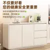 Aparador de Madera Maciza Contra la Pared, Gabinete de Almacenamiento Integrado, Gabinete para Té, Gabinete de Cocina, Cómoda Doméstica, Aparador de Sala de Estar, Gabinete de Almacenamiento