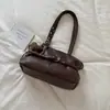Bolso de axila moderno y único estilo coreano, nuevo modelo principios de otoño 2026, bolsa de mano de color sólido de gran capacidad para el día a día, bolso de hombro de motero