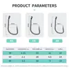 Tubo de Producto Terminado para Anzuelo de Carpa Nuevo para Pesca de Carpas Europeas Anzuelo Klover Pez Señuelo Personalizado OEM ODM Acero de Alto Carbono Exterior