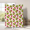 Manta Popular de Cuatro Estaciones Transfronteriza de Comercio Exterior Verde Navideño Peluda Grinch Manta de Franela Manta para Siesta con Aire Acondicionado
