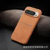 Funda para Teléfono Móvil Google Pixel 11Pro, Funda Protectora Anticaídas 10A con Tarjetero de Piel de Oveja tipo Piel