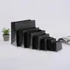Venta al por mayor de cajas de regalo negras de alta gama con tapa y base, con un lazo decorativo, adecuadas para recuerdos y regalos; Cajas de regalo personalizadas disponibles