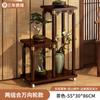 Mesa de Flores China Estante de Almacenamiento de Pie para Sala de Estar Mesa de Flores de Bambú para Balcón Nuevo 2025 Estante de Macetas de Flores de Múltiples Niveles para Interiores