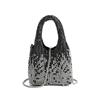 Bolso de Mano para Mujer con Diamantes Completos Modelo Nuevo 2026, Bolso Cubo de Nueva Llegada, Bolso Cruzado de Hombro Único para Mujer, Bolso Grande de Diamantes, Bolso de Noche