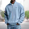 Sudadera tipo cárdigan estilo americano Chaqueta Uniforme de Equipo de la NBA Impresión Digital 3D Cárdigan Holgado con Cremallera y Capucha Sudadera Deportiva