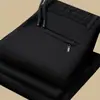Pantalones Deportivos Gruesos Elásticos de Cintura para Hombre Otoño e Invierno, Corte Recto Alto Holgado, Casual Resistente a las Arrugas tipo Papá