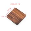 Posavasos de madera de haya, tapete aislante de nogal, posavasos creativos de madera para la ceremonia del té japonesa.