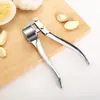 Atacado prensa de alho extra grande prensa de alho clipe de alho multi-funcional liga de zinco aço inoxidável prensa de alho manual de puxar