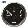 Acessórios marítimos KUS, medidores de combustível para iates e lanchas, medidores de nível de líquido para RVs, medidores de nível de óleo com moldura de aço inoxidável, KY10005