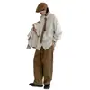 Camisa Retro Japonesa de Rayas Claras de Manga Larga para Hombre y Mujer, Estilo Universitario Casual Holgado, Primavera y Otoño 2026
