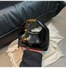 Bolsa Feminina Estilo Coreano 2025 Nova Bolsa de Ombro Cruzado Simples Nicho Moda Versátil Retro Bolsa de Mão Bolsa Dumpling