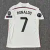 Atacado Retrô Não. 7 Camisa do Ronaldo Ronaldo Real Madrid Portugal Camisa Retro Uniforme de Futebol Comemorativo