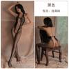 Sweet wish lencería sexy para mujer tirantes sexy medias transparentes de una pieza medias sexys ropa de una pieza de malla traje de tentación con abertura