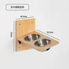 En Stock Casa para Gatos de Lona de Madera Montada en Pared Plataforma para Saltar Gatos Poste Rascador de Cuerda de Sisal Marco de Escalada para Gatos de Madera Maciza para Mascotas Gato Venta al por Mayor