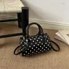 Bolso de mano de lunares simple y único de verano 2026 para mujer, bolso de hombro cruzado lindo y moderno para ir al trabajo