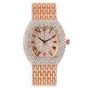 Reloj de Pulsera para Mujer de Moda Popular de Comercio Exterior con Patrón Romano Incrustado de Diamantes Reloj de Pulsera para Mujer Barril Reloj de Cuarzo para Mujer Fabricante Dropshipping