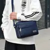 Bolso de Hombro para Recolección de Efectivo, Bolso Cruzado Casual, Bolso de Hombre, Bolso de Hombro Impermeable, Cartera de Colección de Negocios, Bolso de Hombro para Hombre Estilo Coreano Multicapa