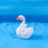 Adornos Creativos Cisne Blanco Micro Paisaje Adornos de Resina Decoración de Plantas Suculentas en Maceta ZAKKA Artesanías de Resina