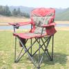 Exclusivo transfronterizo para silla de playa extragrande de 22 tubos, silla plegable de ocio, silla de director, soporta 350 kg, reposabrazos de algodón, bolsa de hielo