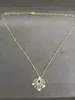 Set de Collar y Aretes Colgantes Redondos con Circonita en Aguja Real de Plata Chapada en Oro de 18k Accesorios Exquisitos de Lujo Ligero de Gama Alta para Mujeres