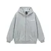 Sudadera con capucha de punto Ru Meng Estilo Retro Japonés con Letras y Perlas para Hombre Otoño Estilo Perezoso Ropa para Pareja Commute Deporte