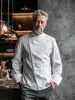 Uniforme de Chef Diagonal con Cremallera Simple de Lujo Estilo 2026 para Hotel, Catering, Restaurante y Chefs de Cocina
