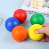 Pelota de espuma PU de superficie lisa de 63 mm para exportación con logotipo impreso, juguete para aliviar el estrés, juguete para apretar para reducción del estrés
