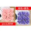 Pacote/Caixa com 9 Velas Coloridas em Formato de Coração para o Dia dos Namorados Chinês Romântico, Velas Pequenas para Display de Pedido de Casamento