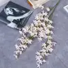 Simulación personalizada de Orquídea Oncidium orquídea danzante cifrado orquídea de boda cruce flor de cerezo orquídea lila línea de orquídea flor artificial