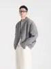 Directo de Fábrica 2026 Versátil Otoño/Invierno Grueso Patchwork Falso Dos Piezas Cardigan de Punto Suéter Guapo Travieso Ropa Exterior Holgada para Hombre