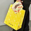 Celebridad de Internet Panadería Cafetería Bolsa de Tote de Papel Kraft para Pan Bolsa para Llevar Bolsa de Empaque Bolsa de Empaque Logo Impreso Personalizado