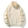 Sudadera para Hombre Nueva Marca de Moda Estampada Camiseta de Manga Larga Tops de Fondo Casuales Holgados para Primavera y Otoño