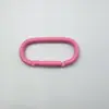 Accesorios de Joyería DIY Redondo Pintura de Pista Colorido Mosquetón Hebilla de Resorte Hebilla de Escalada Llavero Colgante Gancho