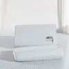 Funda de almohada de seda helada de verano, sensación fresca, funda de almohada viscoelástica para niños, tapete de almohada fresco, funda de almohada de látex de frijol tailandés para adultos
