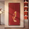 Pintura Colgante de Estilo Chino Nuevo Yinghao para Vestíbulo Edición Vertical con Textura de Pan de Oro para Pasillo Pasillo Sala de Muestras Pintura Decorativa de Gama Alta