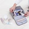 Bolsa de Higiene Pessoal Oxford Catiônico de Grande Capacidade Bolsa de Cosméticos de Viagem Suspensa Bolsa de Cosméticos Impermeável B028 Bolsa de Higiene Pessoal