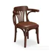Conjunto de mesa e cadeira estilo americano para cafeterias vintage, restaurantes temáticos, confeitarias de sobremesas, refeições de chá da tarde, uso comercial