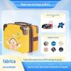 Maleta de maquiagem portátil personalizada de fábrica de 14 polegadas mala infantil canto de metal estampa de personagem de desenho animado mala
