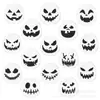 Pintura de Diamantes 5D DIY Pegatinas Aleatorias Pegatinas de Pared Pegatinas Hechas a Mano para Niños Dibujos Animados Halloween Calavera Calabaza Perforador Redondo