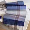 Bufanda de Lana 100% Australiana para Mujer Estilo Otoño e Invierno Estilo Coreano Aroma Pequeño Bufanda Cálida Regalo de Cumpleaños para Novia
