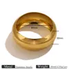 Pulsera Ancha de Acero Inoxidable Estilo Europeo y Americano para Mujer, Pulsera de Acero de Titanio Lisa Curva de Lujo Ligero, Pulsera Gruesa Apilable